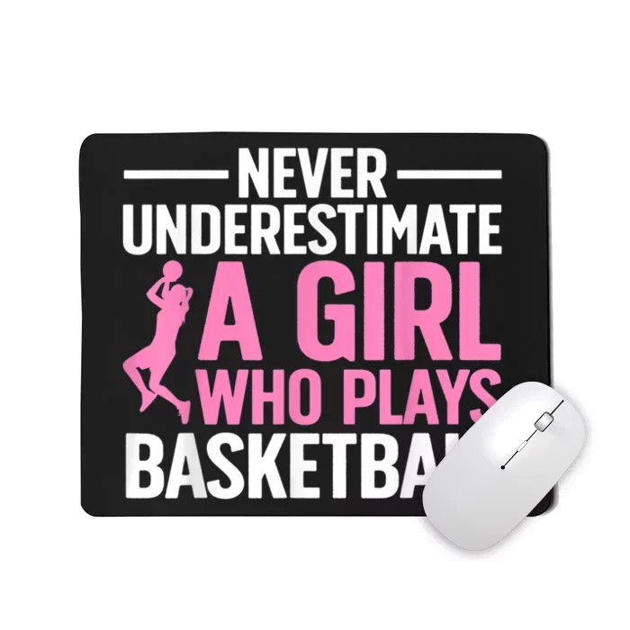 Funny Basketball Art For Basketball Player Mousepad