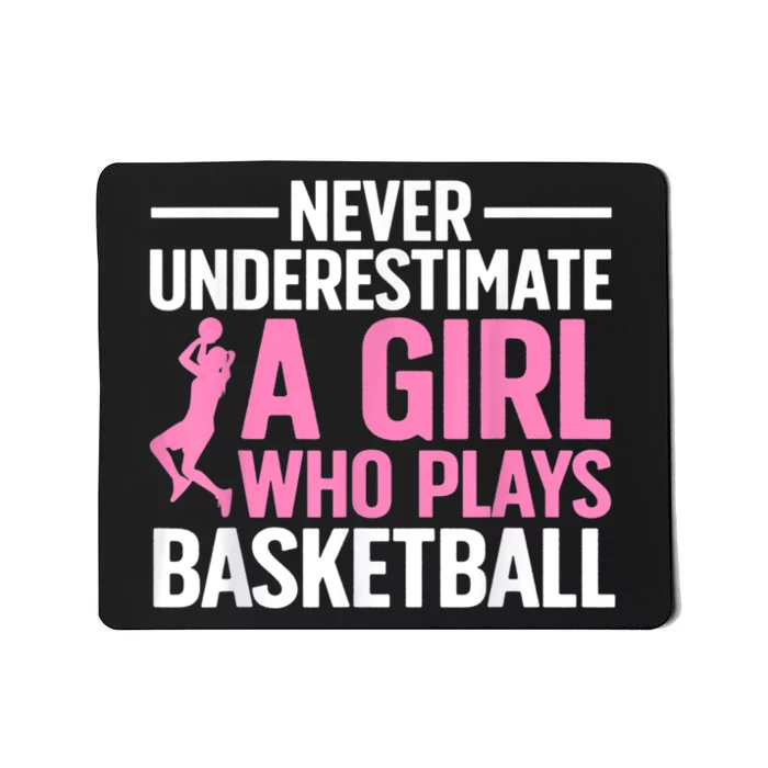 Funny Basketball Art For Basketball Player Mousepad