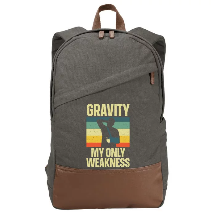 Funny Broken Arm Design For Women Injury Broken Arm Cotton Canvas Backpack