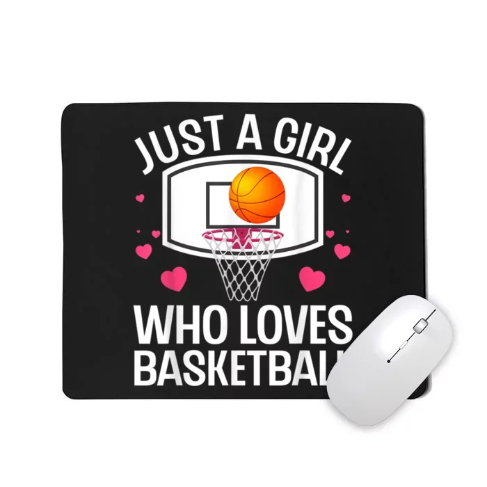 Funny Basketball Art For Women College Basketball Lover Mousepad