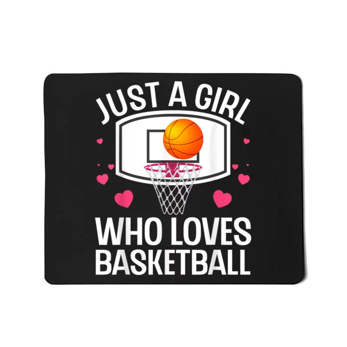 Funny Basketball Art For Women College Basketball Lover Mousepad