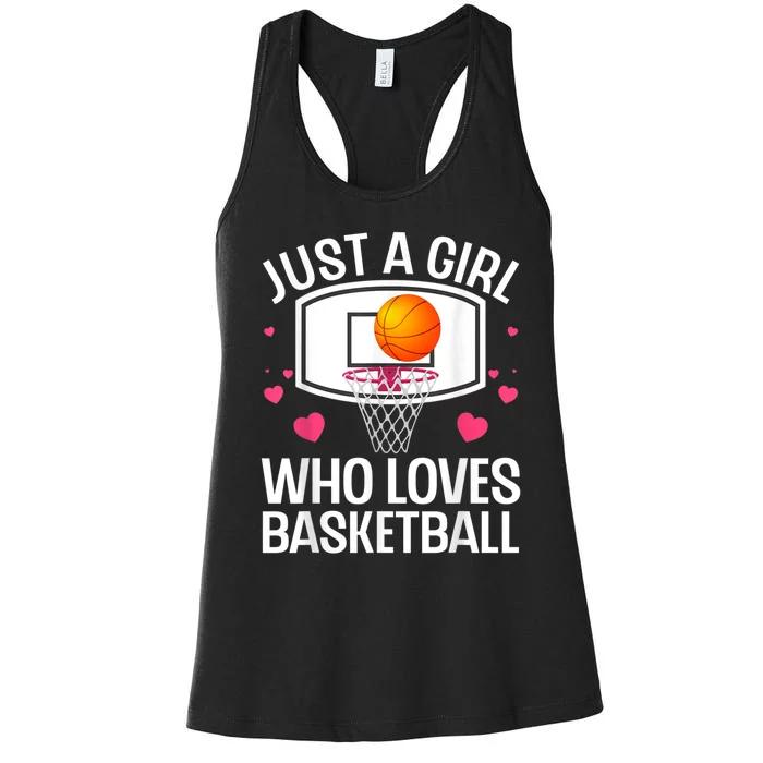 Funny Basketball Art For Women College Basketball Lover Women's Racerback Tank