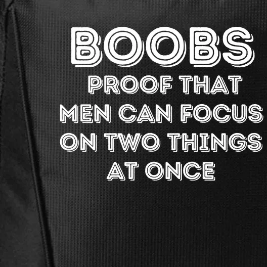 Funny Boobs Adult Humor Joke City Backpack