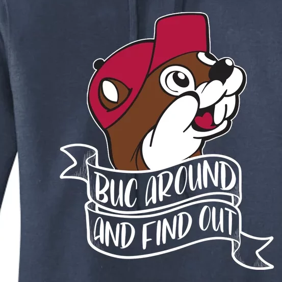 Funny Buc Around And Find Out Women's Pullover Hoodie