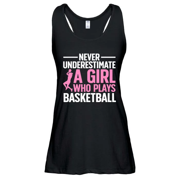 Funny Basketball Art For Teens Basketball Player Ladies Essential Flowy Tank