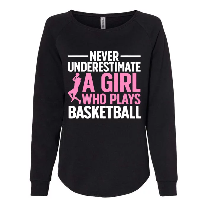 Funny Basketball Art For Teens Basketball Player Womens California Wash Sweatshirt