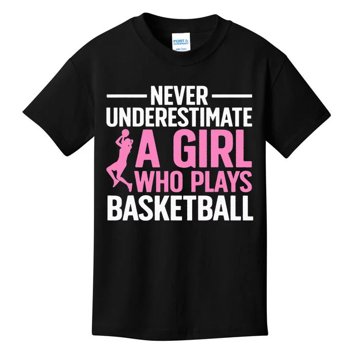 Funny Basketball Art For Teens Basketball Player Kids T-Shirt