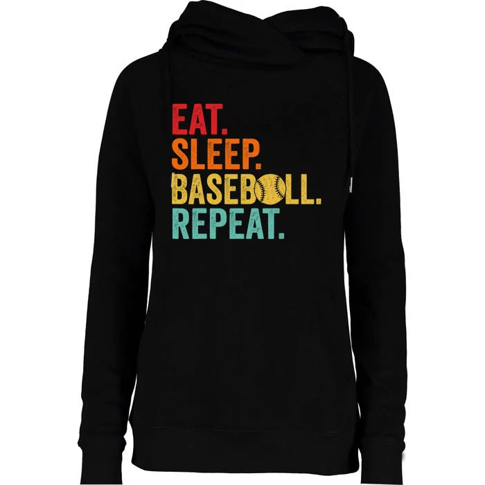 Funny Baseball Art Baseball Players Womens Funnel Neck Pullover Hood