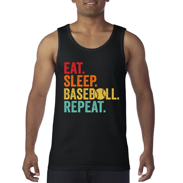 Funny Baseball Art Baseball Players Tank Top