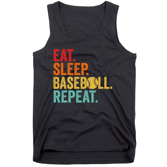 Funny Baseball Art Baseball Players Tank Top