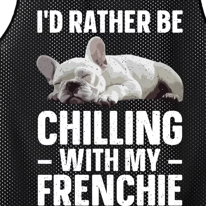 French Bulldog Art French Bulldog Frenchie Mesh Reversible Basketball Jersey Tank