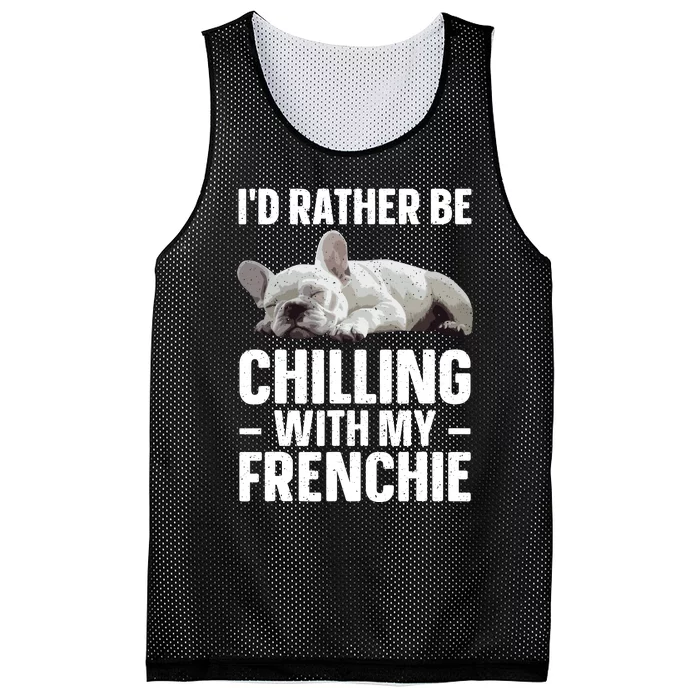 French Bulldog Art French Bulldog Frenchie Mesh Reversible Basketball Jersey Tank