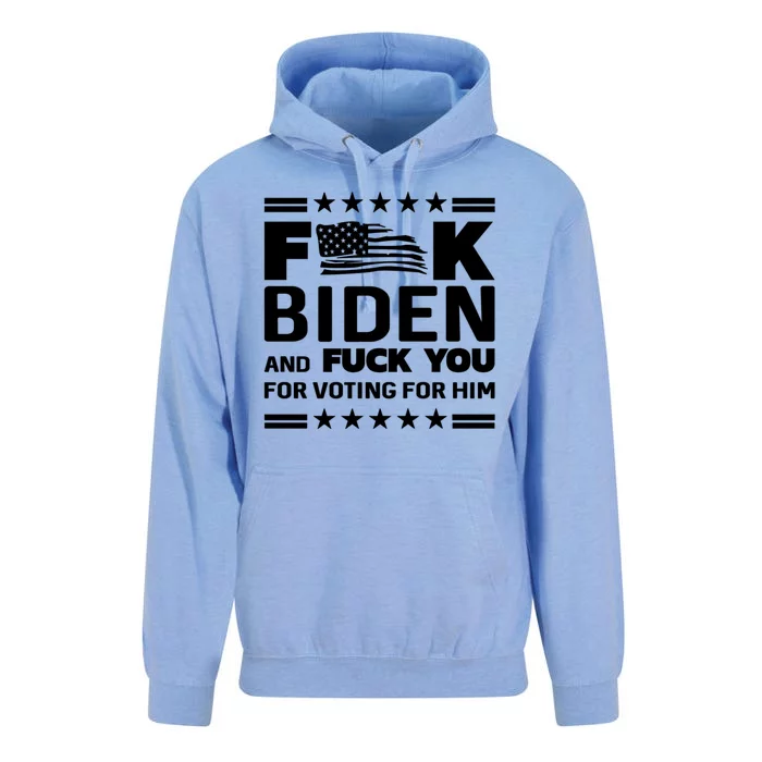 F*ucK Biden And F You For Voting For Him Unisex Surf Hoodie