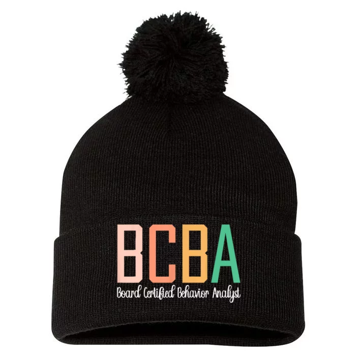 Future Behavior Analyst Bcba In Progress Training Pom Pom 12in Knit Beanie