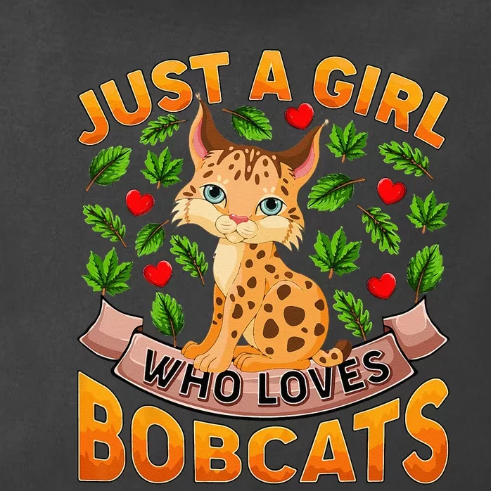 Funny Bobcat Animal Lover Just A Girl Who Loves Bobcats Zip Tote Bag