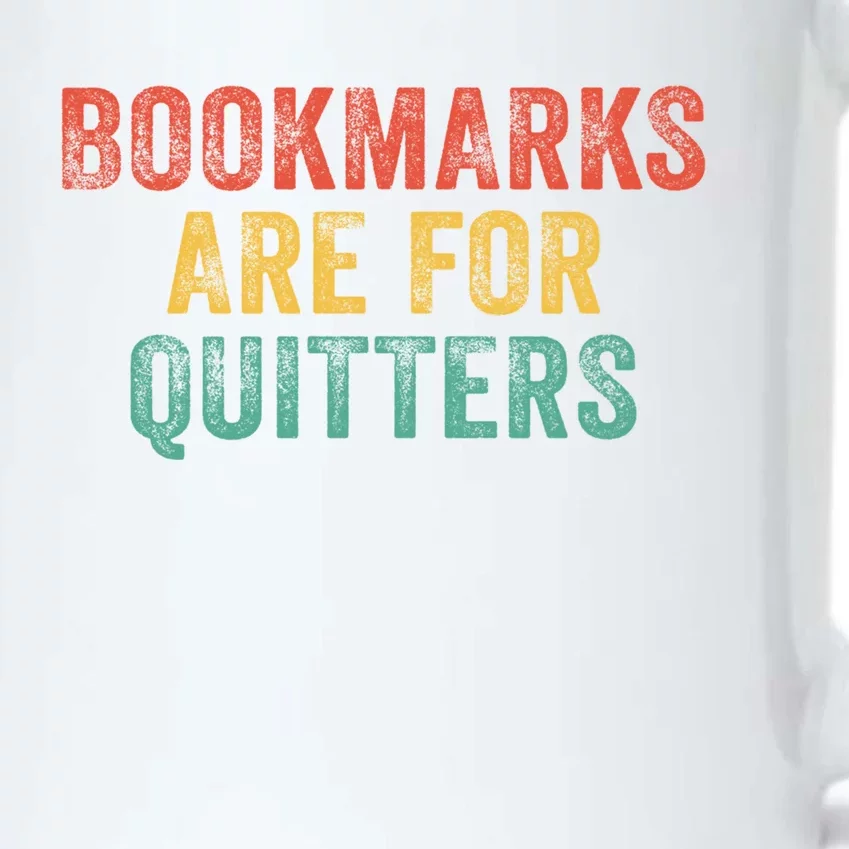 Funny Bookmarks Are For Quitters Handwriting Saying Mom Dad Funny Gift Black Color Changing Mug