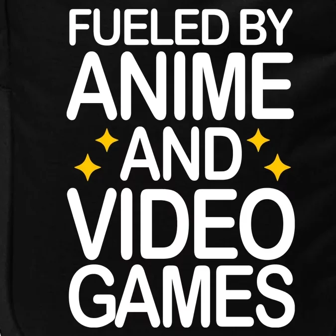 Fueled By Anime And Video Games Gaming Impact Tech Backpack