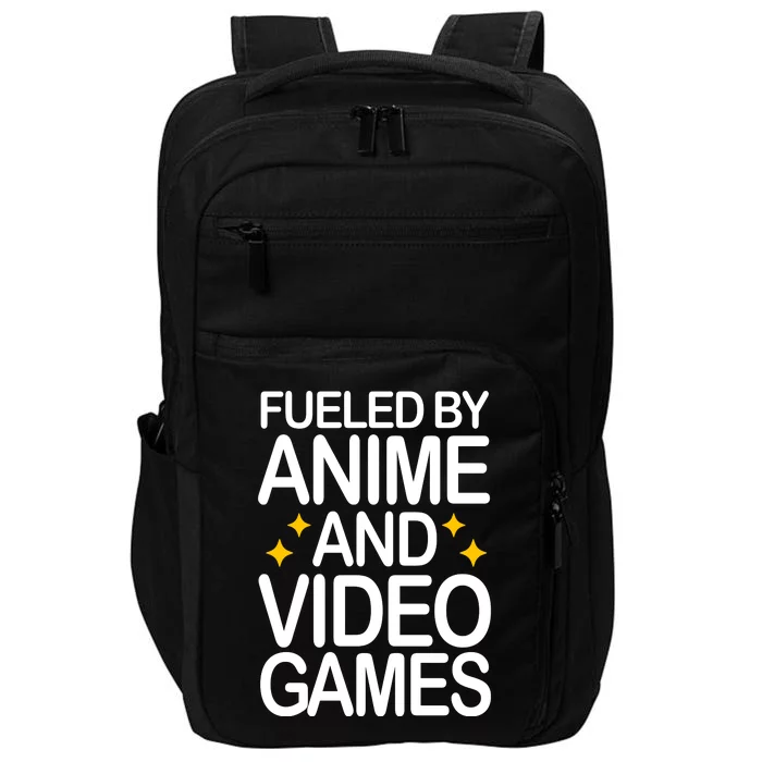 Fueled By Anime And Video Games Gaming Impact Tech Backpack