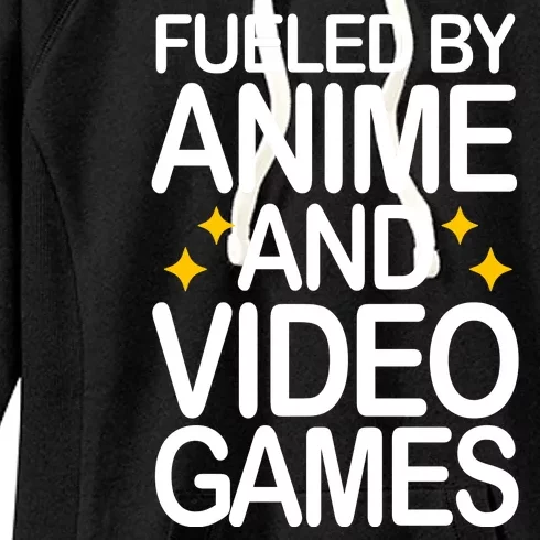 Fueled By Anime And Video Games Gaming Women's Fleece Hoodie