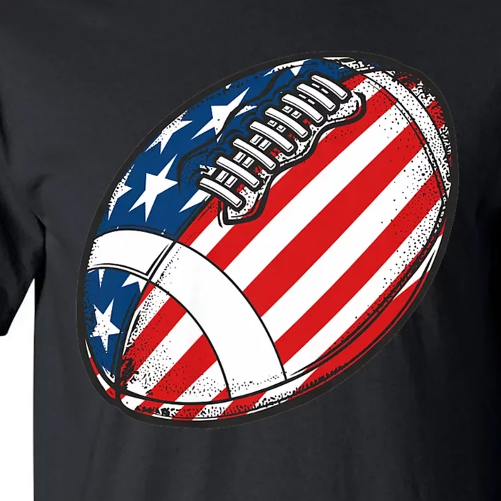 Football Ball American Flag U.S.A. Great Gifts Idea Tall T-Shirt