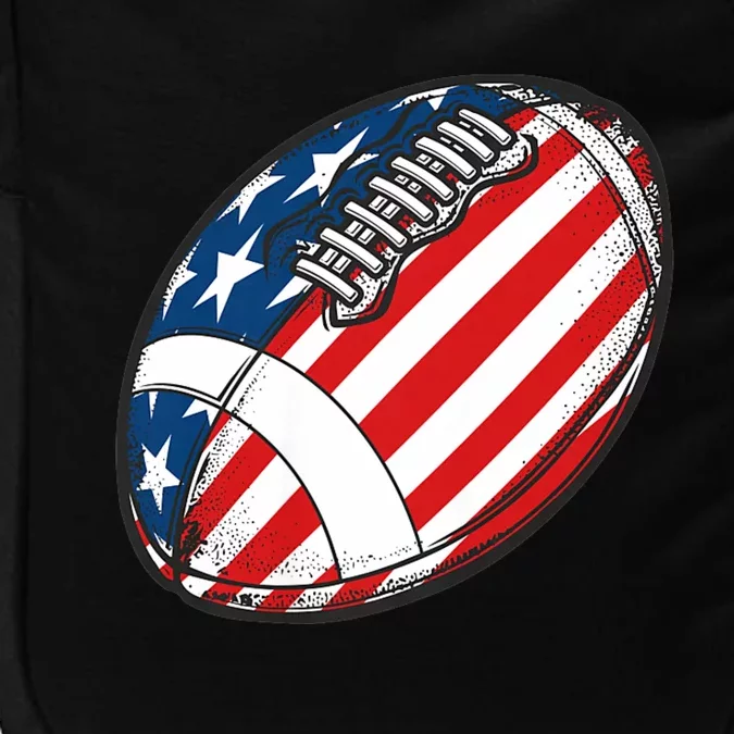 Football Ball American Flag U.S.A. Great Gifts Idea Impact Tech Backpack