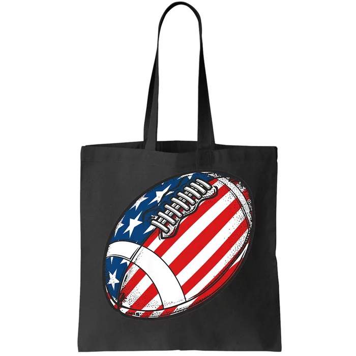 Football Ball American Flag U.S.A. Great Gifts Idea Tote Bag