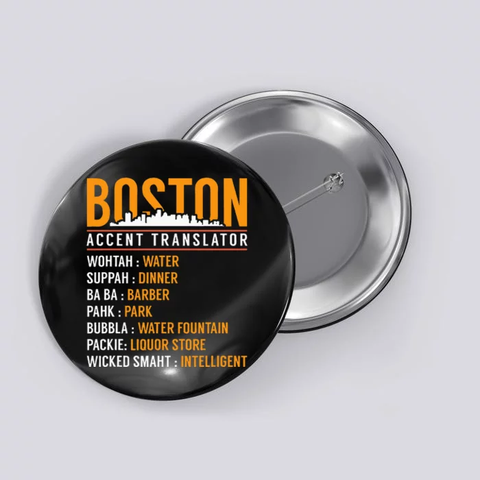 Funny Boston Accent Translator Button