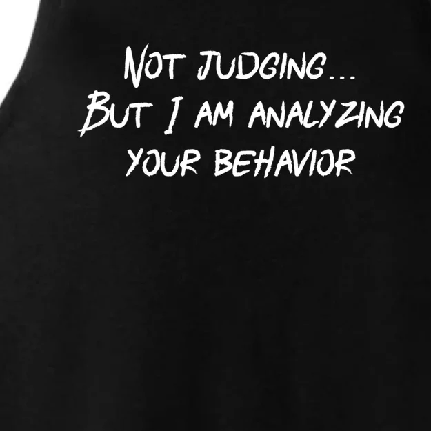 Funny Behavior Analysis Gift For Bcba Rbt Gift Aba Therapy Gift Ladies Tri-Blend Wicking Tank