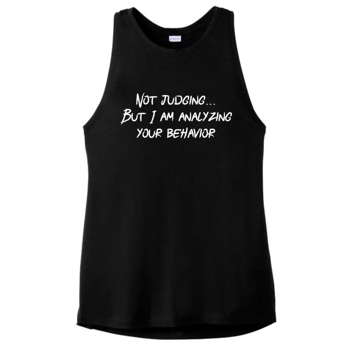 Funny Behavior Analysis Gift For Bcba Rbt Gift Aba Therapy Gift Ladies Tri-Blend Wicking Tank