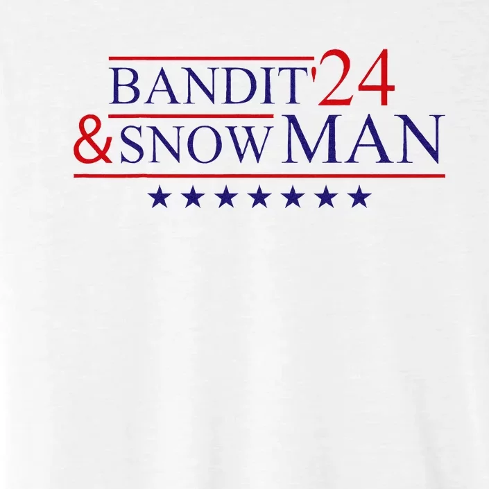 Funny Bandit And Snowman 2024 Election Cool Bandit & Snowman ChromaSoft Performance T-Shirt