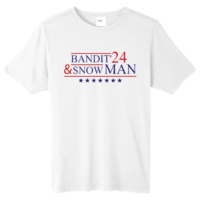 Funny Bandit And Snowman 2024 Election Cool Bandit & Snowman ChromaSoft Performance T-Shirt