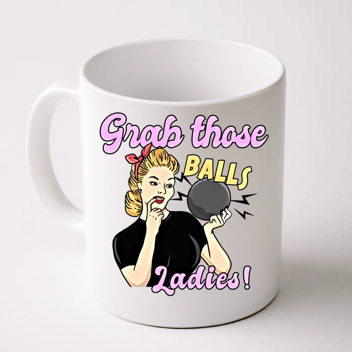 Funny Bowling Art For Bowler Ball Bowling Lover Great Gift Front & Back Coffee Mug