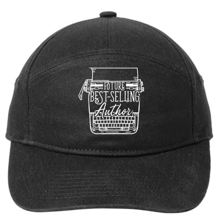 Future Bestselling Author Funny Writer 7-Panel Snapback Hat