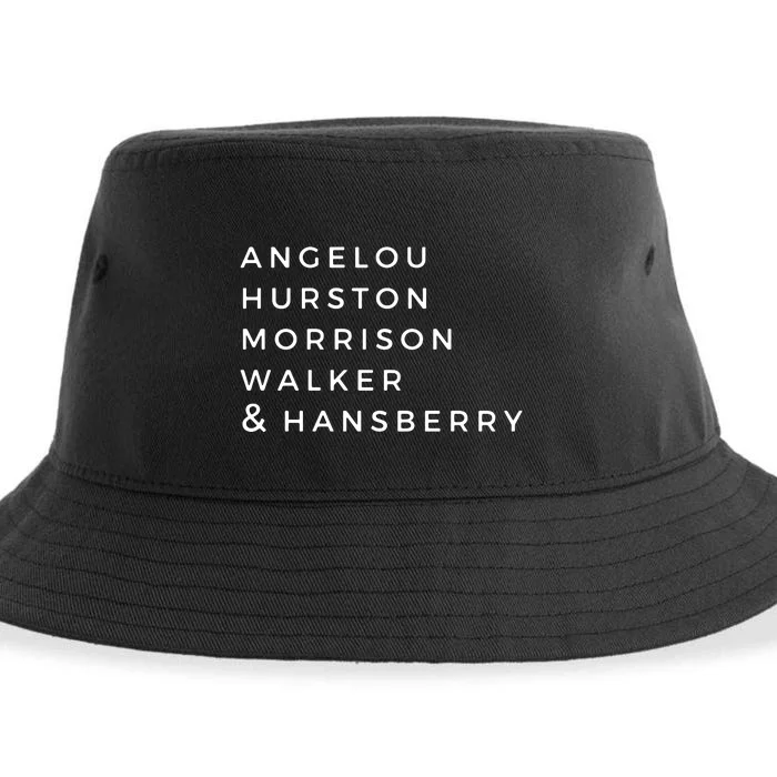 Famous Black Authors Sustainable Bucket Hat