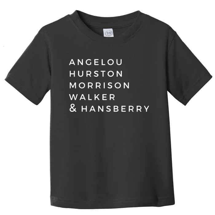 Famous Black Authors Toddler T-Shirt