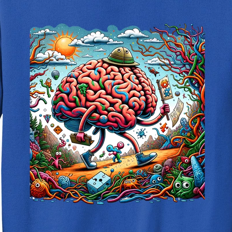 Funny Brain Adventure AlzheimerS Patients And Caregivers Gift Sweatshirt