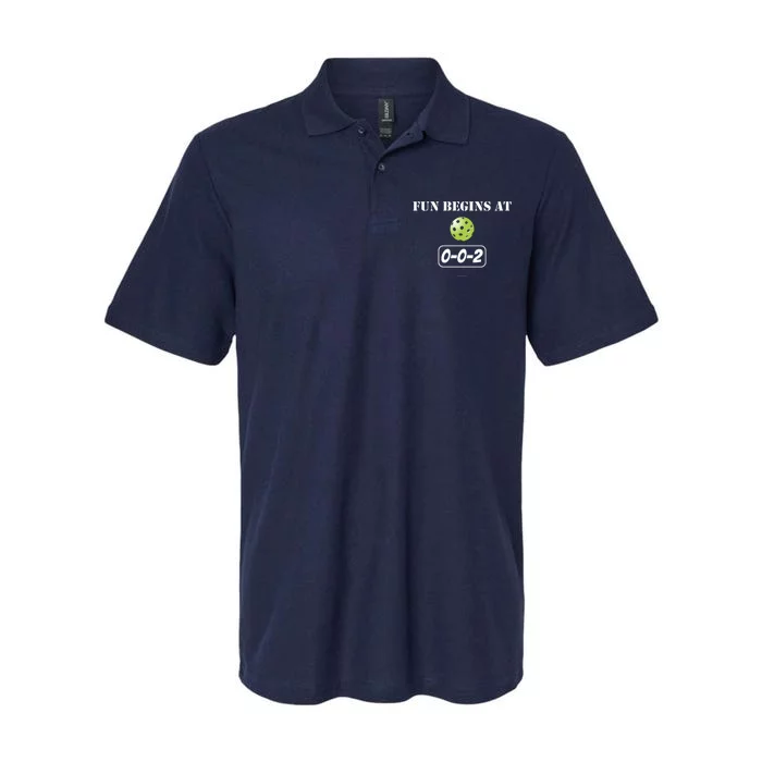 Fun Begins At 002 Softstyle Adult Sport Polo