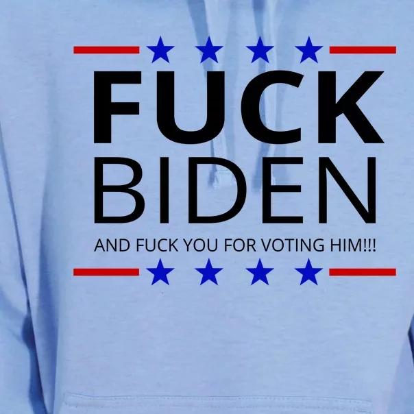 F!ck Biden And F*ck You For Voting Him Unisex Surf Hoodie