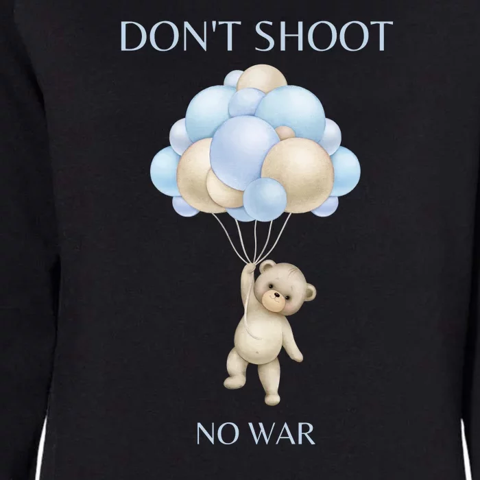 Funny Balloon Anti War Peace Fake News Womens California Wash Sweatshirt