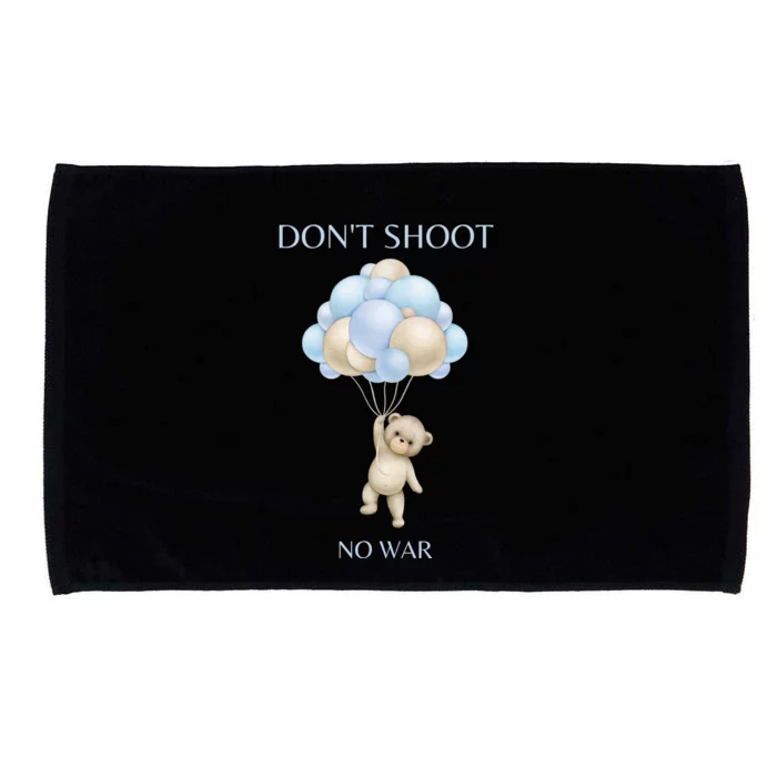 Funny Balloon Anti War Peace Fake News Microfiber Hand Towel