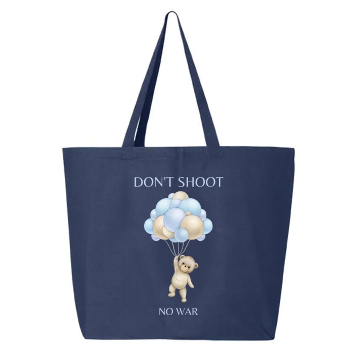 Funny Balloon Anti War Peace Fake News 25L Jumbo Tote