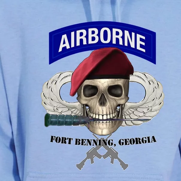 Fort Benning Army Base Airborne Training Columbus Unisex Surf Hoodie