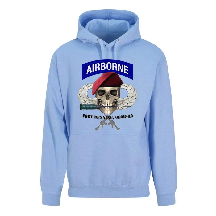 Fort Benning Army Base Airborne Training Columbus Unisex Surf Hoodie