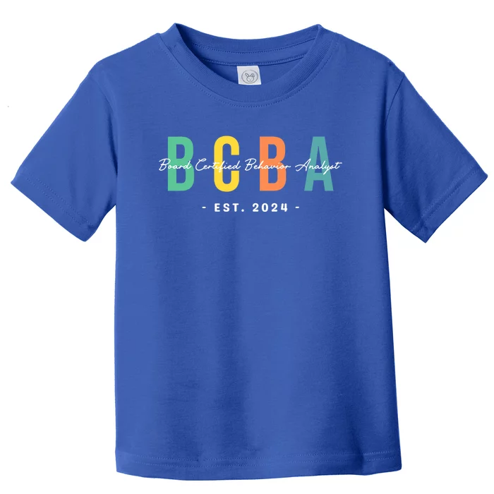 Future Behavior Analyst Bcba In Progress Training Est. 2024 Toddler T-Shirt