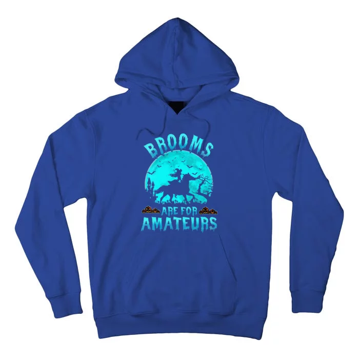 Funny Brooms Are For Beginners Or Amateurs Horses Witch Halloween Tall Hoodie