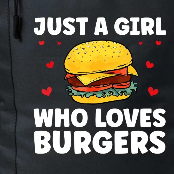 Funny Burger Art For Girl Women Hamburger Cheeseburger Lover Daily Commute Backpack