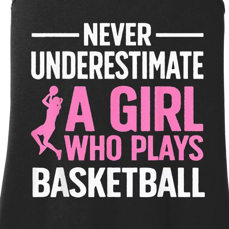 Funny Basketball Art For Girls Ns Basketball Player Ladies Essential Tank