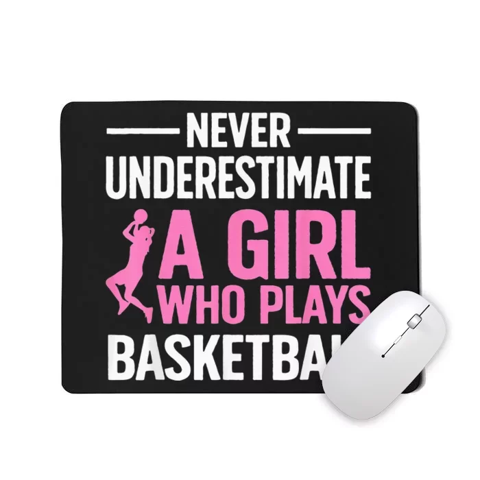 Funny Basketball Art For Girls Ns Basketball Player Mousepad