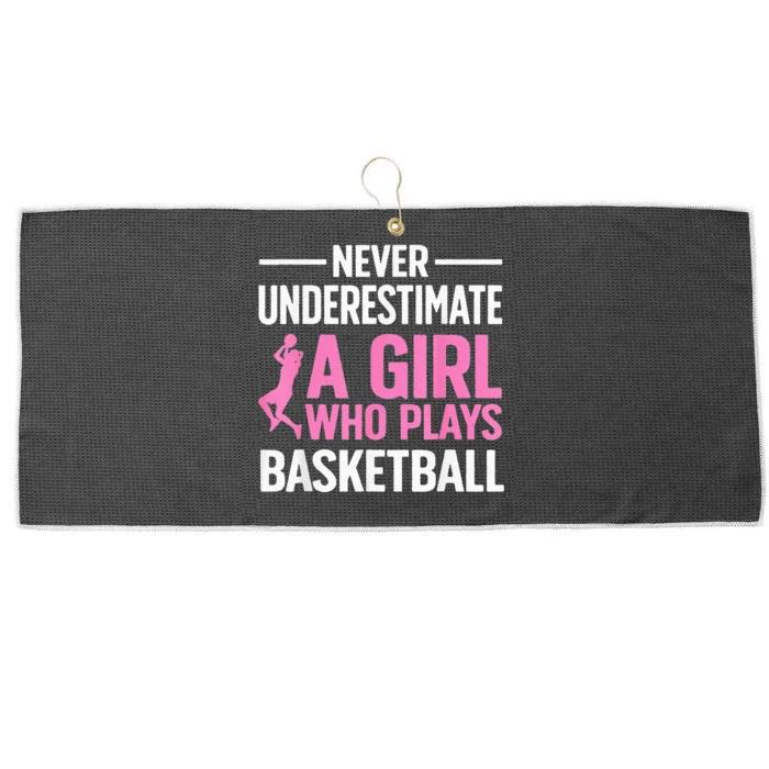 Funny Basketball Art For Girls Ns Basketball Player Large Microfiber Waffle Golf Towel