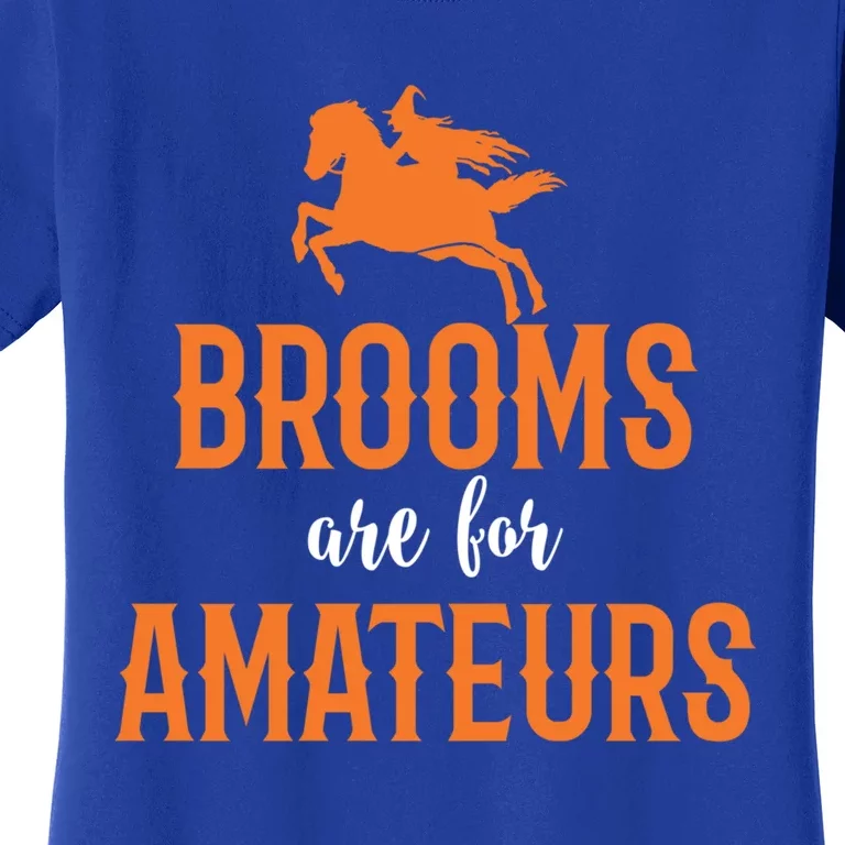 Funny Brooms Are For Amateurs Witch Gift Women's T-Shirt